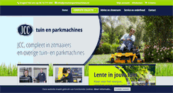 Desktop Screenshot of jcctuinenparkmachines.nl